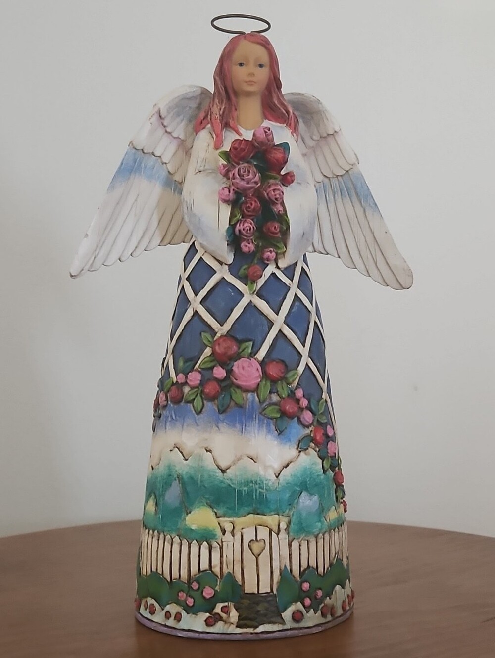 "Guardian Of The Garden And Flowers" Angel Figurine Heartwood Creek By Jim Shore